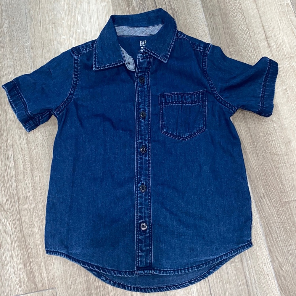 Boys gap denim jean shirt size 4T